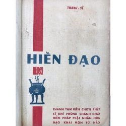 Hiển Đạo - Thanh Sĩ ( sách đóng bìa cứng còn bìa gốc in lần nhất ) 124599