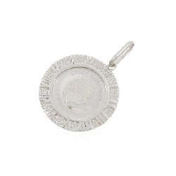 PT900(枠) Đồng xu Mặt dây chuyền - Hàng hiệu Authentic