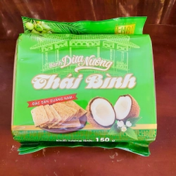 Combo 5 gói bánh dừa nướng Thái Bình (150g x 5) - Đặc sản Quảng Nam 