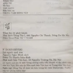 Tuyển tập tác phẩm Dostoevsky 602797