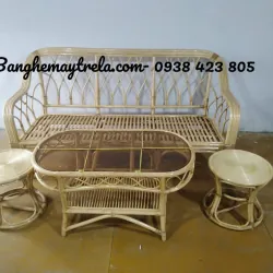 Bàn ghế mây nhỏ gọn phòng khách 757749