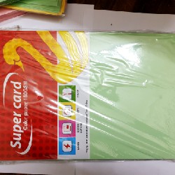 GIẤY A3 MÀU XANH LÁ CÂY 160 GSM 30x42 100 tờ 70524