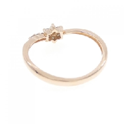 Nhẫn kim cương K10PG hoa 0.12CT 672014