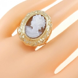 Nhẫn Shell Cameo K18YG 666939