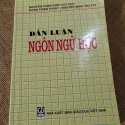 Dẫn luận ngôn ngữ học _ Nguyễn Thiện Giáp