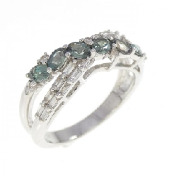 Nhẫn Alexandrite K18WG 0.60CT - Hàng hiệu Chính hãng