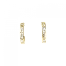 K18YG Bông tai Kim cương 0.16CT - Hàng hiệu Chính hãng