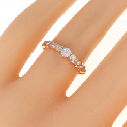 Nhẫn kim cương K18YG/PT/K18PG 0.21CT 672059