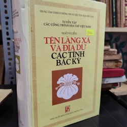 Tên làng xã và địa dư các tỉnh Bắc kỳ 298803