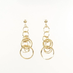 K18YG Bông tai - Hàng hiệu Chính hãng