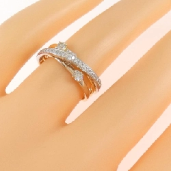 Nhẫn kim cương K18YG/PT900/K18PG 0.30CT 668503