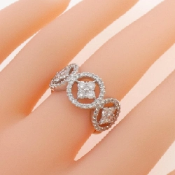 Nhẫn kim cương K18WG hoa 1.10CT 669843