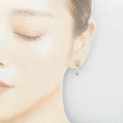 K18PG Vàng hồng Bông tai Kim cương 0.10CT - Hàng hiệu Chính hãng 876651