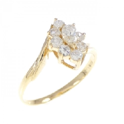 Nhẫn kim cương K18YG 0.30CT