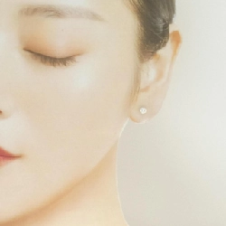 K18PG/ST Bông tai kim cương 0.233CT 0.238CT G VS2 EXT - Hàng hiệu Chính hãng 879655