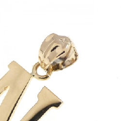 K18YG Chữ cái N Mặt dây chuyền - Hàng hiệu Chính hãng 867133