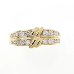 Nhẫn kim cương 750YG 0.41CT - Hàng hiệu Authentic 854708