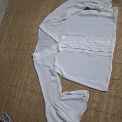 Áo kiểu nữ size M màu trắng  1017096