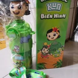 [Bình nước học sinh] Bình nước Kun biến hình năng động - KM sữa kun