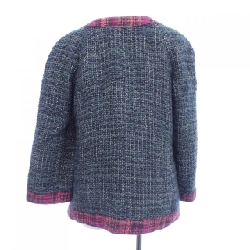 Áo khoác không cổ CHANEL 633317