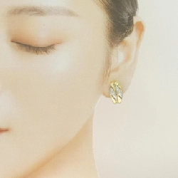 K18YG/PT900 Bông tai kim cương/Khuyên tai 0.22CT - Hàng hiệu Chính hãng 869139