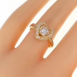 Nhẫn kim cương hình trái tim K18YG 0.367CT - Hàng hiệu Authentic 859162
