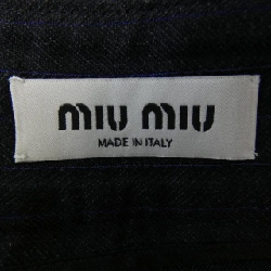 ミュウミュウ MIU MIU MIU MIU Logo MG1875 13SH Skirt 647741