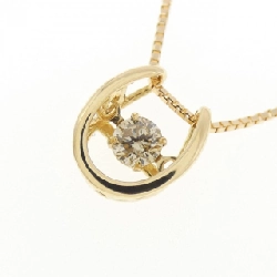 Dây chuyền kim cương K18YG 0.13CT - Hàng hiệu Authentic 860967