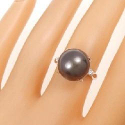 Nhẫn ngọc trai đen PT900 12mm 669032