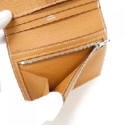 【Sản phẩm chưa sử dụng】Ví compact Hermès Bearn 039790CK 622153
