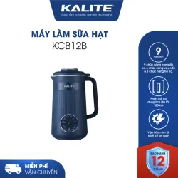 🥛Máy Làm Sữa Hạt Mini Kalite KCB12B – Xay Mịn, Nấu Nhanh, Dung Tích 1200ml, 9 Chức Năng✨ 594528