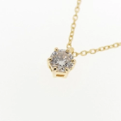 K18YG Solitaire Dây chuyền kim cương 0.09CT - Hàng hiệu Chính hãng 860962