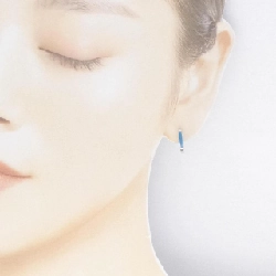 K18WG Bông tai nhựa - Hàng hiệu Authentic 868999