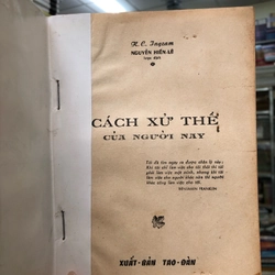 XỬ THẾ CỦA NGƯỜI NAY  443100