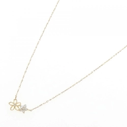 K18YG Hoa Kim Cương Dây Chuyền 0.10CT - Hàng hiệu Chính hãng 857784