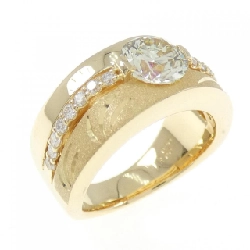 Nhẫn kim cương K18YG 1.053CT