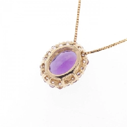 K18PG Mặt dây chuyền Amethyst 1.59CT - Hàng hiệu Chính hãng 859631