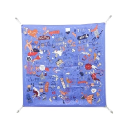 Hàng hiệu Authentic Hermès LES CONFESSIONS Carre 002959S Khăn choàng