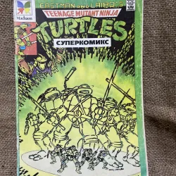 Sách tiếng Nga- ERSTMAN ANO LAIBD'S TEENAGE MUTANT NINJA UNLES СУПЕРКОМИКС ٠٦٣٠٣٣٣٩