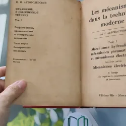 [MIỄN PHÍ BỌC SÁCH] [XƯA] Les mécanismes dans la technique moderne 5 (1978) - Ivan I. Artobolevsky 990059