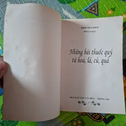 Những bài thuốc quý từ hoa, lá, củ, quả 1033113