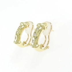 K18YG Bông tai/Khuyên tai Kim cương 0.18CT - Hàng hiệu Chính hãng 866209