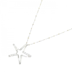 750WG/750YG Ngôi sao Cubic Necklace - Hàng hiệu Authentic 846873