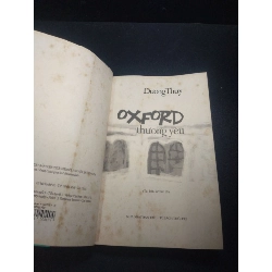 Oxford thương yêu Dương Thụy 2013 mới 50% ố vàng, ẩm, quăn giấy HCM0611 912344