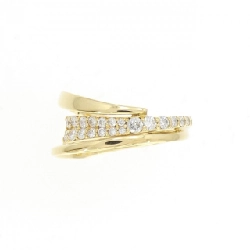 Nhẫn kim cương K18YG 0.32CT 670728