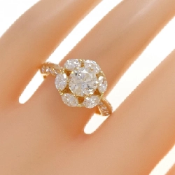 Nhẫn kim cương K18YG 1.081CT - Hàng hiệu Authentic 850172