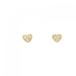 K18YG 2WAY Bông tai hình trái tim kim cương 0.24CT - Hàng hiệu Chính hãng 867117