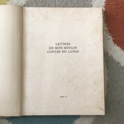 (1949) Lettres de Mon Moulin . Contes du Lundi -  Alphonse Daudet - Lá Thư Hè 283114