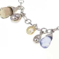 K18WG/K18YG Mặt dây chuyền đá màu - Hàng hiệu Authentic 865884