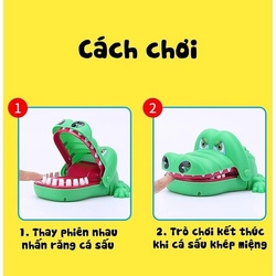 Trò chơi khám răng cá sấu (1631A  2839-A) Crocodile Dentist 301941